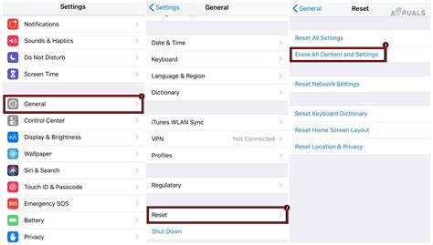 what are factory defaults on iphone
